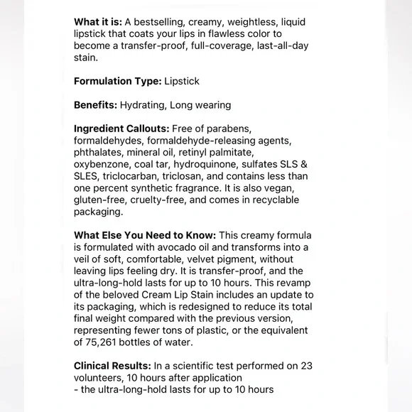 Sephora Collection Cream Lip Stain in Always Red and Marvelous Mauve - Picture 2 of 13